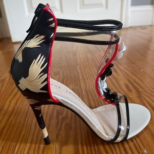 Chinese Laundry Floral Hand Manicure Detail Heels